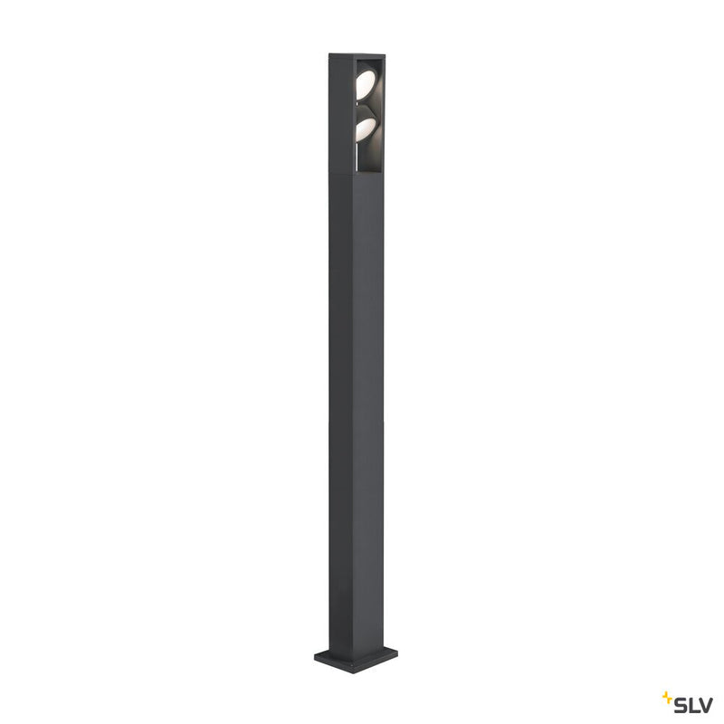 SLV 1005440 ESKINA FRAME 175 Pole double, anthracite free-standing lamp, 27 W 3000/4000 K 95°