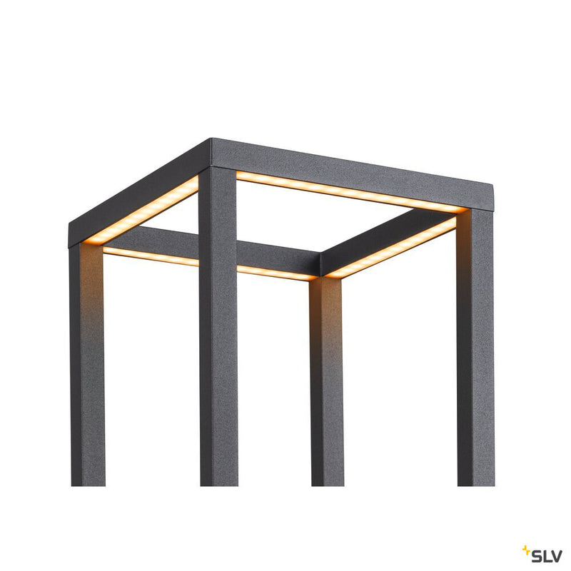 SLV 1005442 QUADRULO, anthracite / white free-standing lamp, 7 W 3000 K