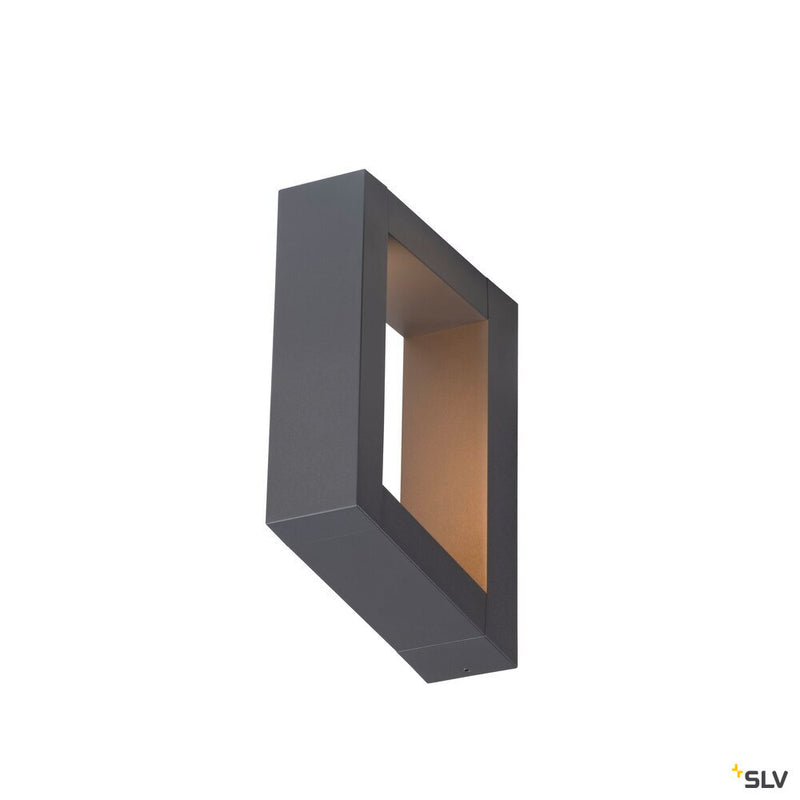 SLV 1005443 BOOKAT, anthracite wall-mounted light, 15 W 3000/4000 K