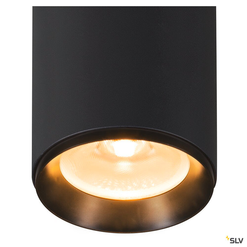 SLV 1005687 NUMINOS® XL CL, PHASE, Surface-mounted ceiling light, 2700 K, 28 Watt, trailing edge, 24°, matt black