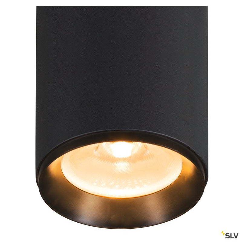 SLV 1005707 NUMINOS® XL PD, PHASE, Pendant light, pendant length 250 cm, 2700 K, 28 Watt, 60°, trailing edge, matt black