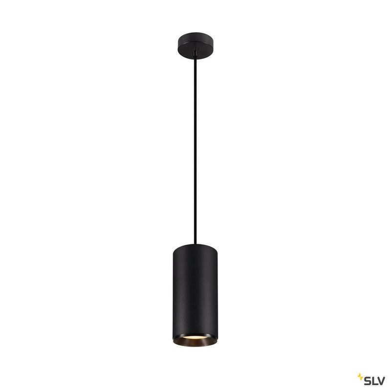 SLV 1005712 NUMINOS® XL PD, PHASE, Pendant light, pendant length 250 cm, 3000 K, 28 Watt, 36°, trailing edge, matt black