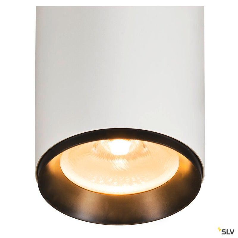 SLV 1005746 NUMINOS® XL CL, DALI, Surface-mounted ceiling light, 2700 K, 27 Watt, DALI, 60°, matt white / matt black