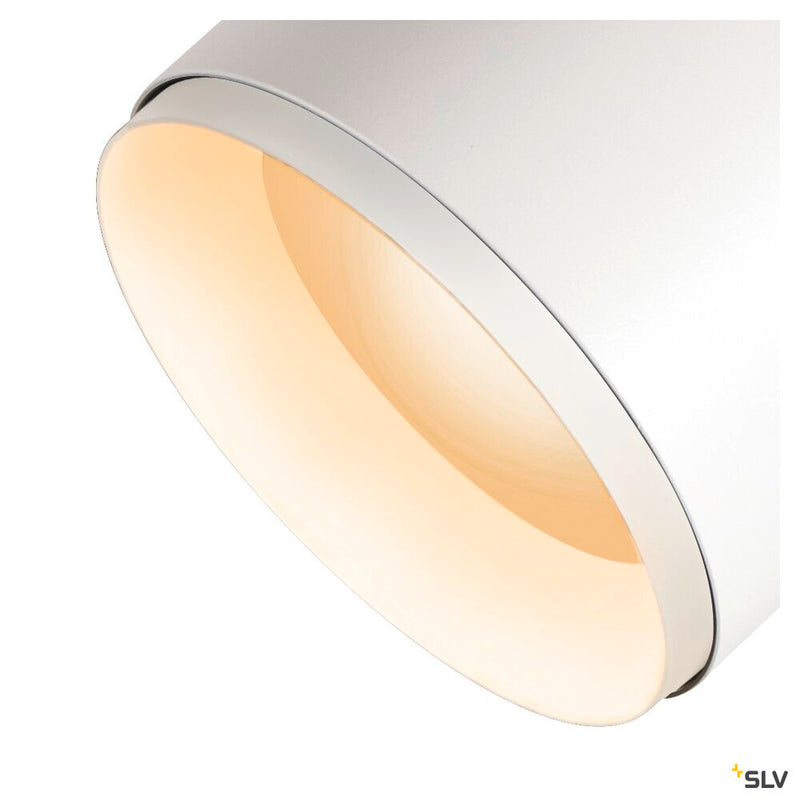 SLV 1005751 NUMINOS® XL CL, DALI, Surface-mounted ceiling light, 3000 K, 27 Watt, DALI, 36°, matt white / matt black