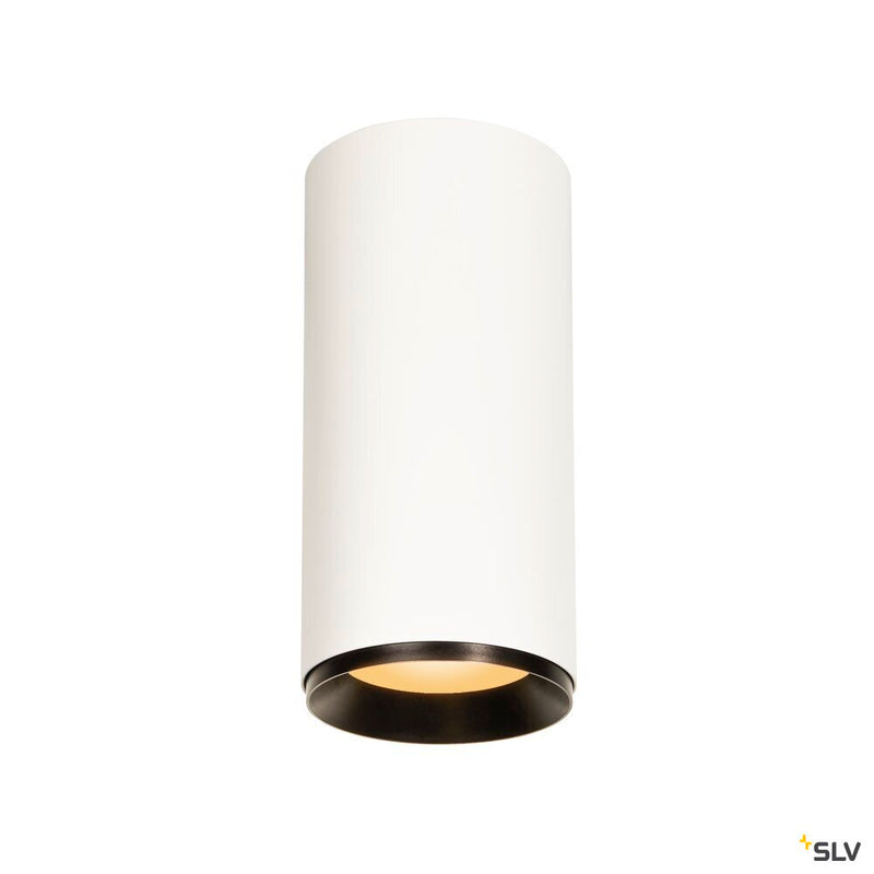 SLV 1005764 NUMINOS® XL CL, DALI, Surface-mounted ceiling light, 2700 K, 27 Watt, DALI, 60°, matt white / matt black