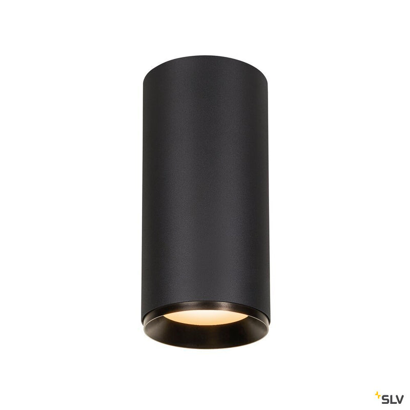 SLV 1005766 NUMINOS® XL CL, DALI, Surface-mounted ceiling light, 3000 K, 27 Watt, DALI, 36°, matt black