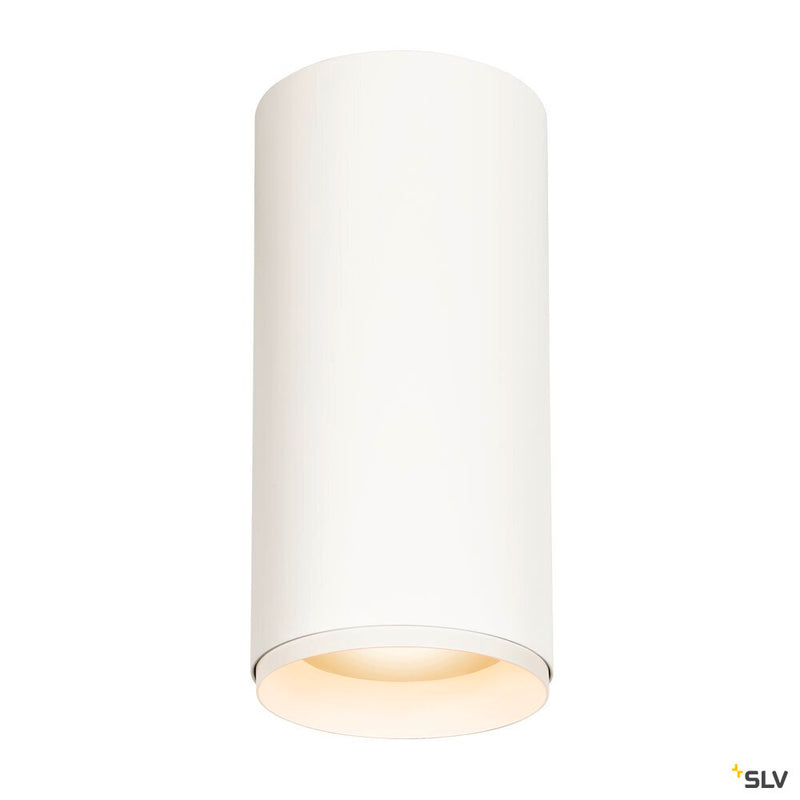 SLV 1005769 NUMINOS® XL CL, DALI, Surface-mounted ceiling light, 3000 K, 27 Watt, DALI, 36°, matt white / matt black