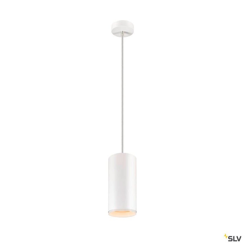 SLV 1005781 NUMINOS® XL PD, DALI, Pendant light, pendant length 250 cm, 2700 K, 27 Watt, 36°, DALI, matt white / matt black