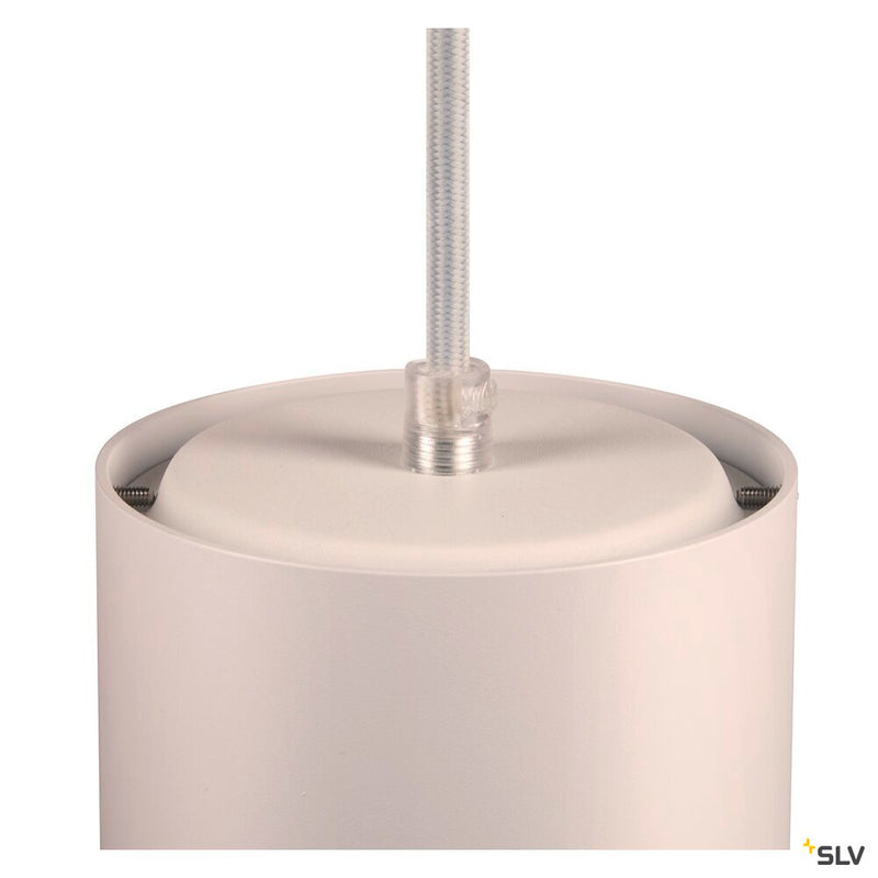 SLV 1005781 NUMINOS® XL PD, DALI, Pendant light, pendant length 250 cm, 2700 K, 27 Watt, 36°, DALI, matt white / matt black