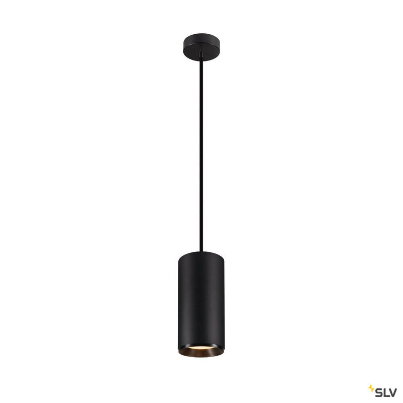 SLV 1005785 NUMINOS® XL PD, DALI, Pendant light, pendant length 250 cm, 3000 K, 27 Watt, 60°, DALI, matt black