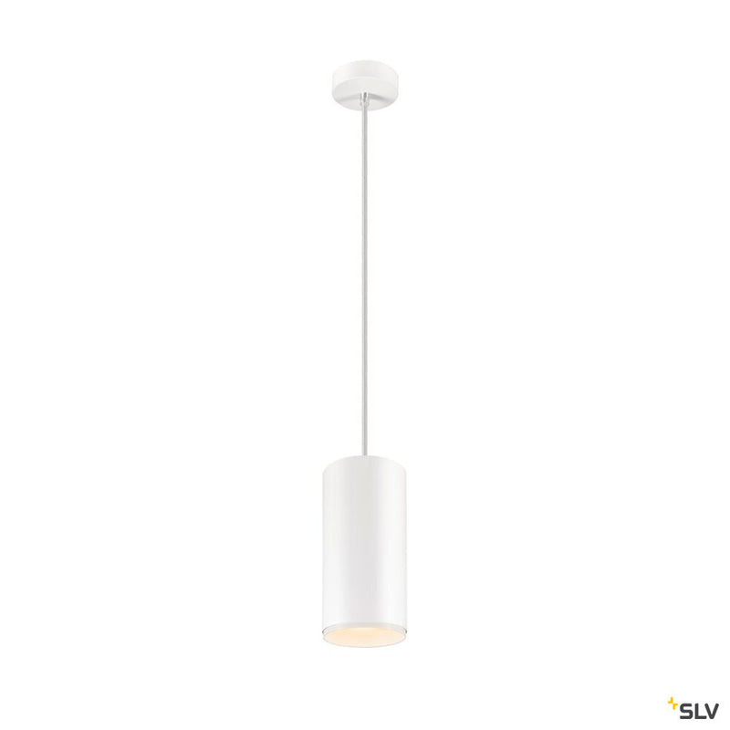 SLV 1005787 NUMINOS® XL PD, DALI, Pendant light, pendant length 250 cm, 3000 K, 27 Watt, 36°, DALI, matt white / matt black