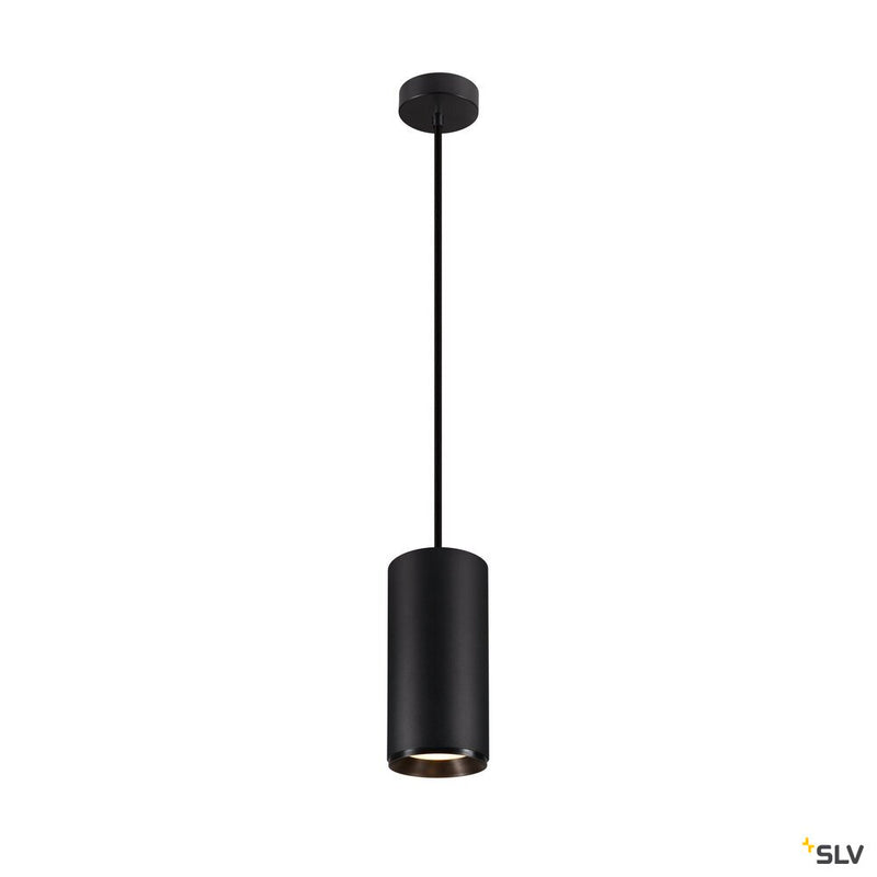 SLV 1005789 NUMINOS® XL PD, DALI, Pendant light, pendant length 250 cm, 4000 K, 27 Watt, 24°, DALI, matt black