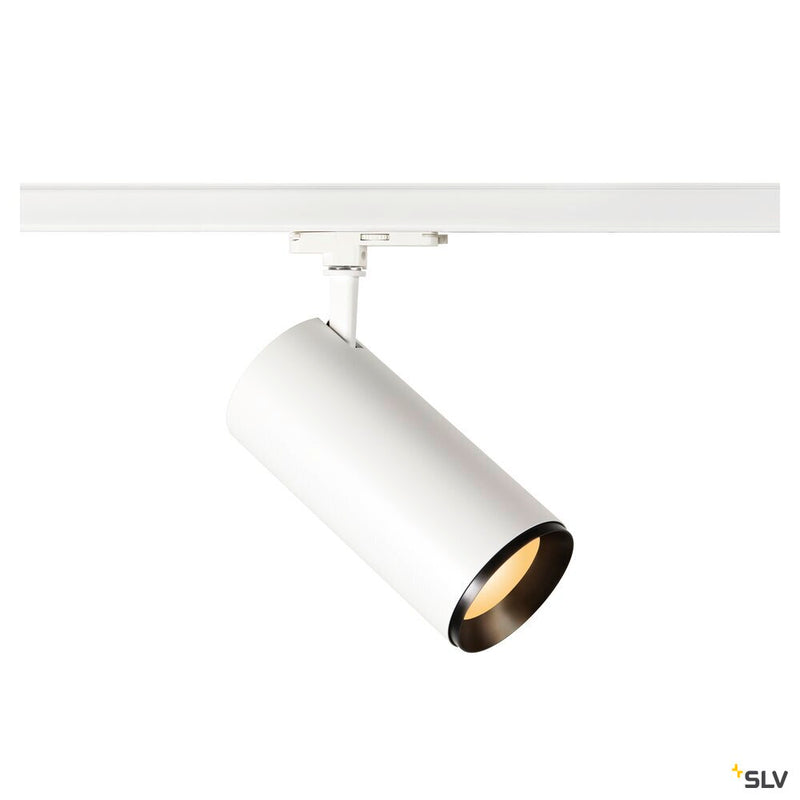 SLV 1005799 NUMINOS® XL 3Ph., DALI, 3~ Spotlight, cylindrical, 2700 K, 27 Watt, DALI, 36°, matt white / matt black