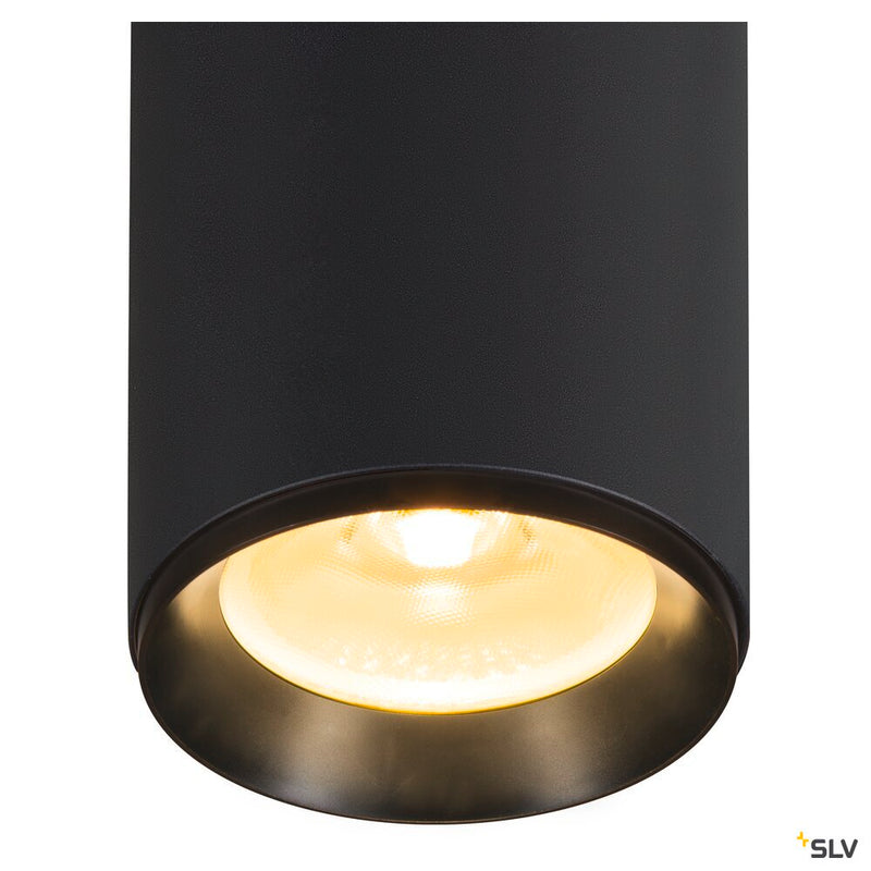 SLV 1005802 NUMINOS® XL 3Ph., DALI, 3~ Spotlight, cylindrical, 3000 K, 27 Watt, DALI, 36°, matt black