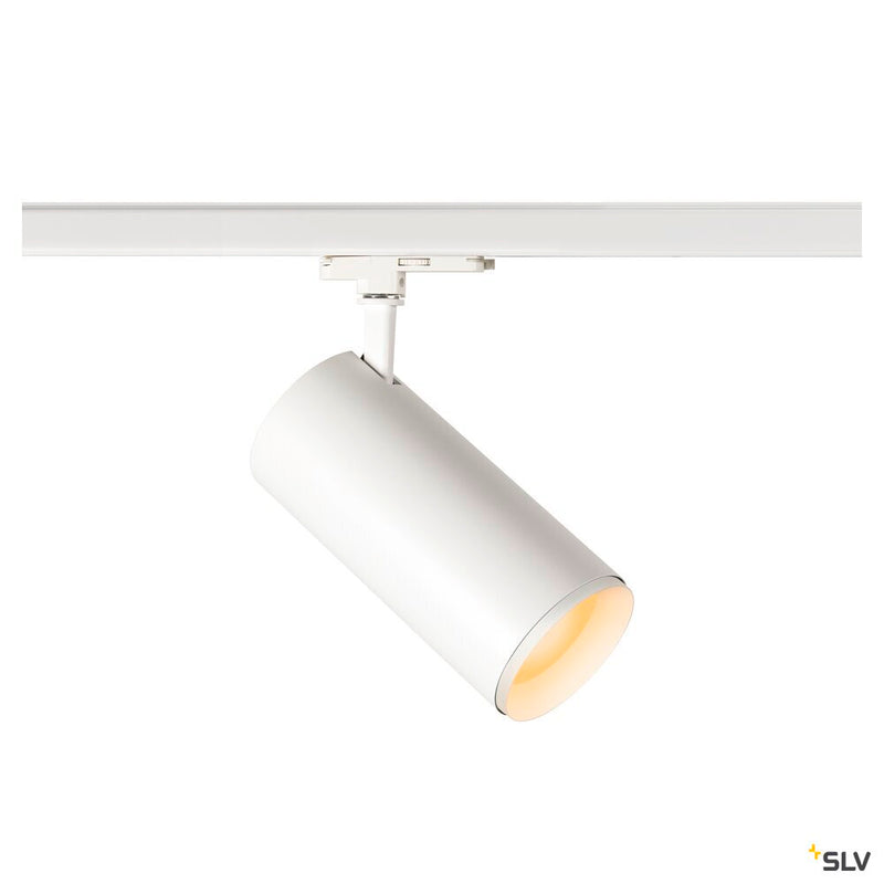 SLV 1005804 NUMINOS® XL 3Ph., DALI, 3~ Spotlight, cylindrical, 3000 K, 27 Watt, DALI, 24°, matt white / matt black
