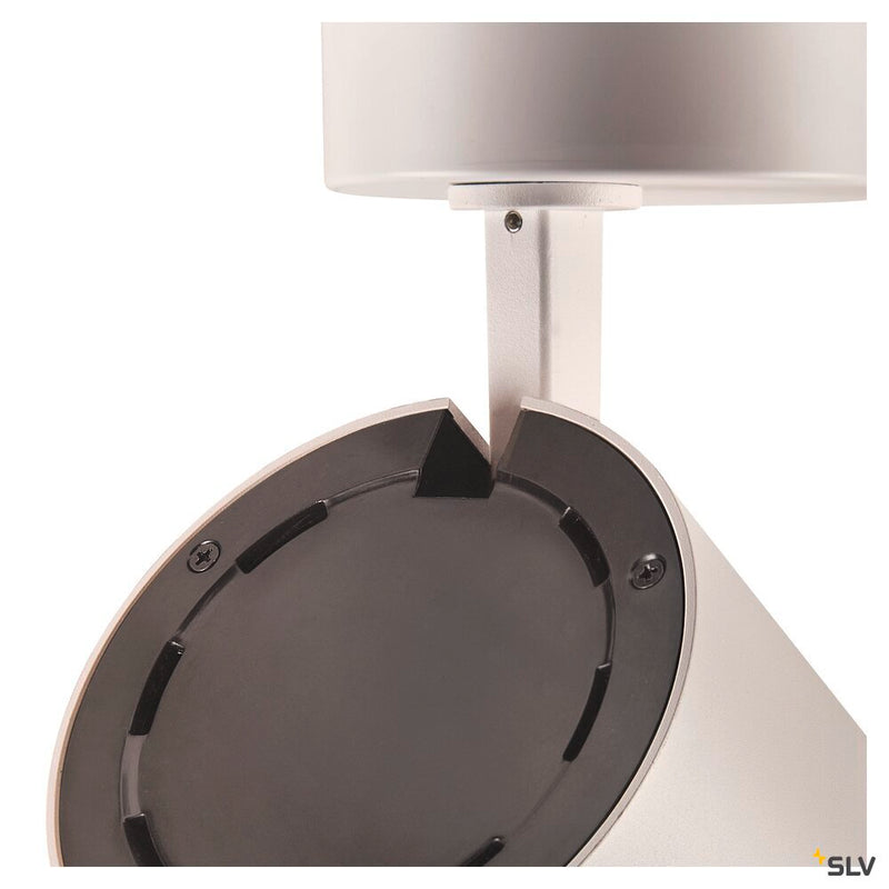 SLV 1006087 NUMINOS® XL CL, PHASE, Surface-mounted ceiling light, 2700 K, 28 Watt, trailing edge, 36°, matt white / matt black