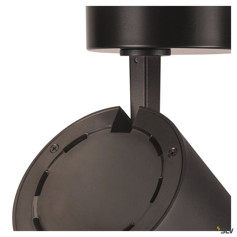 SLV 1006090 NUMINOS® XL CL, PHASE, Surface-mounted ceiling light, 3000 K, 28 Watt, trailing edge, 36°, matt black