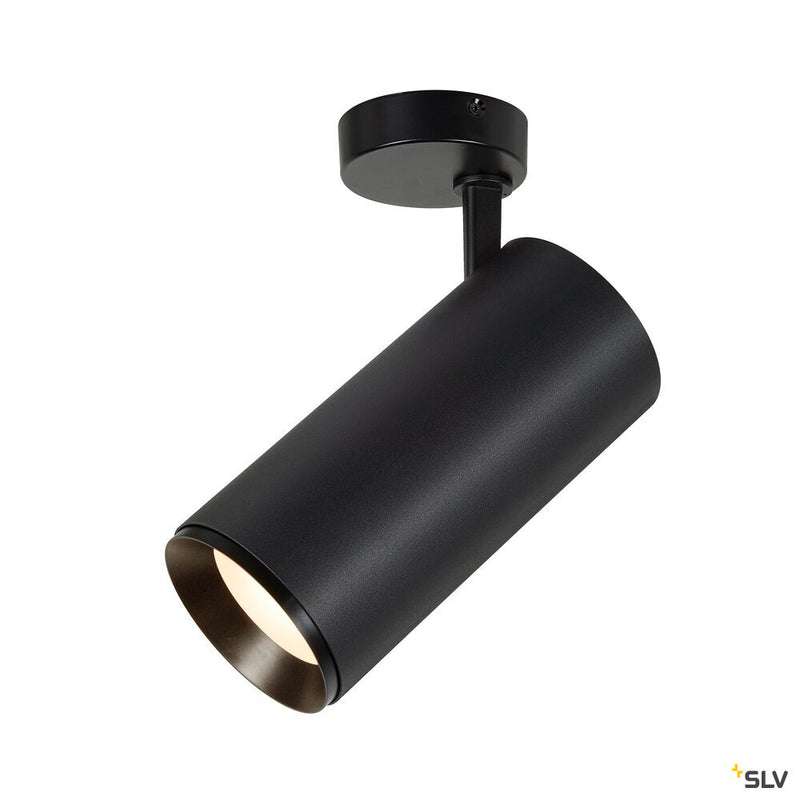 SLV 1006097 NUMINOS® XL CL, PHASE, Surface-mounted ceiling light, 4000 K, 28 Watt, trailing edge, 60°, matt black