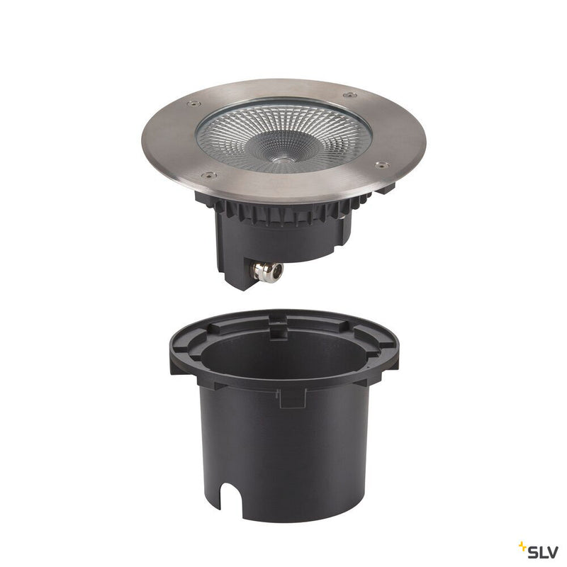 SLV 1006104 ROCCI 200 EL round, in-ground light, stainless steel 316, 16 W 3000 K 120°