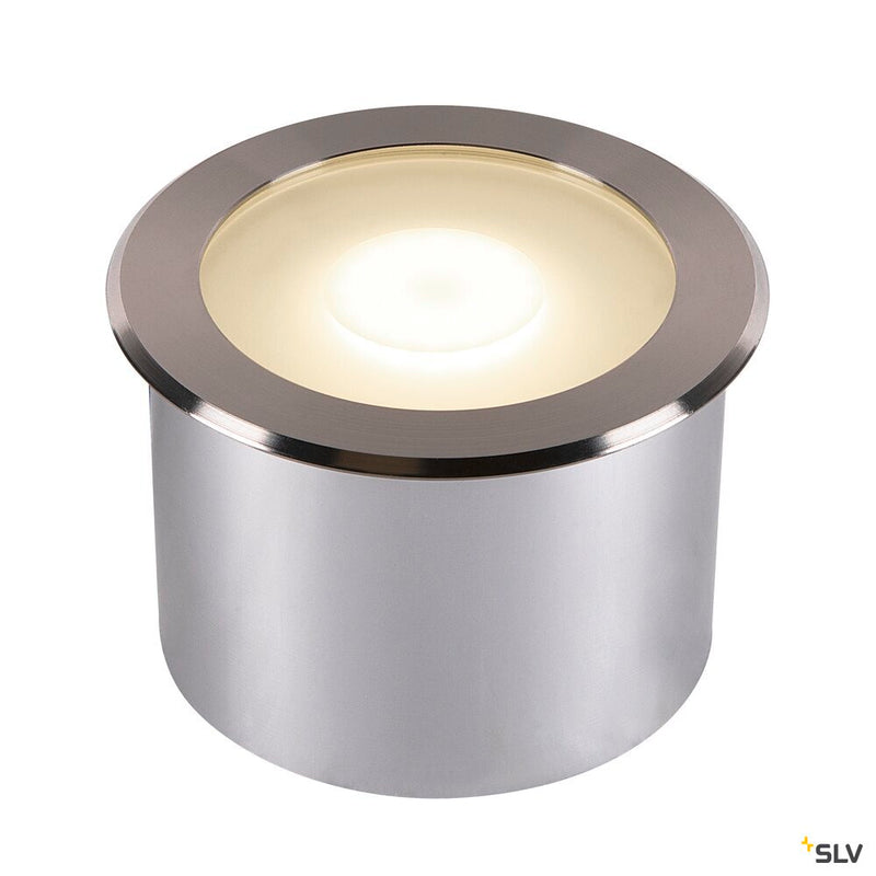 SLV 1006106 DASAR FLAT 120 EL, stainless steel in-ground light, 7 W 3000 K