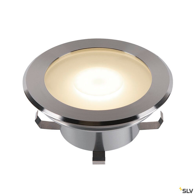 SLV 1006106 DASAR FLAT 120 EL, stainless steel in-ground light, 7 W 3000 K