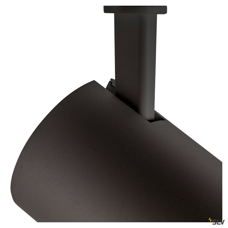 SLV 1006108 NUMINOS® ZOOM M PHASE, black 3-phase spot, 20 W 2700 K 15-60°