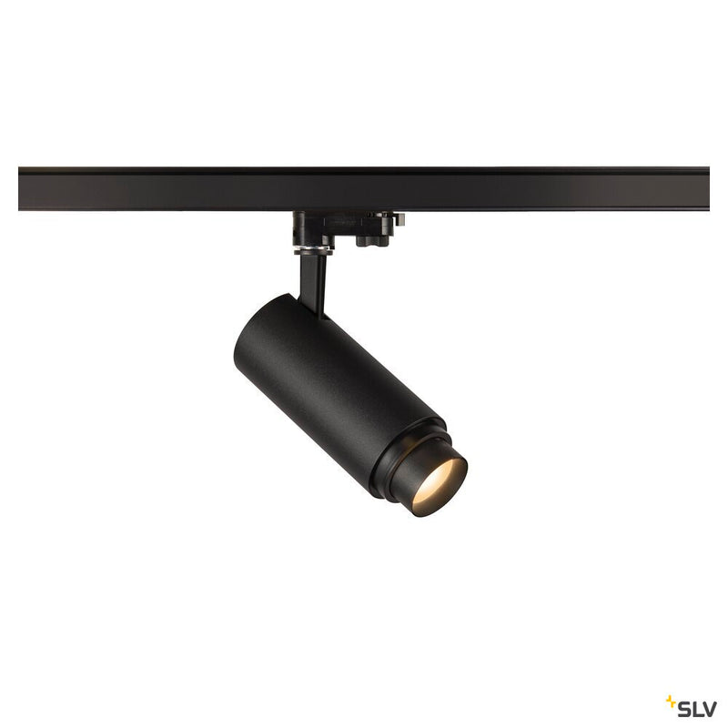 SLV 1006110 NUMINOS® ZOOM M PHASE, black 3-phase spot, 20 W 3000 K 15-60°