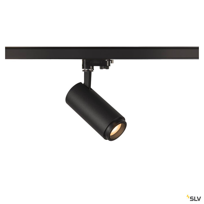 SLV 1006110 NUMINOS® ZOOM M PHASE, black 3-phase spot, 20 W 3000 K 15-60°