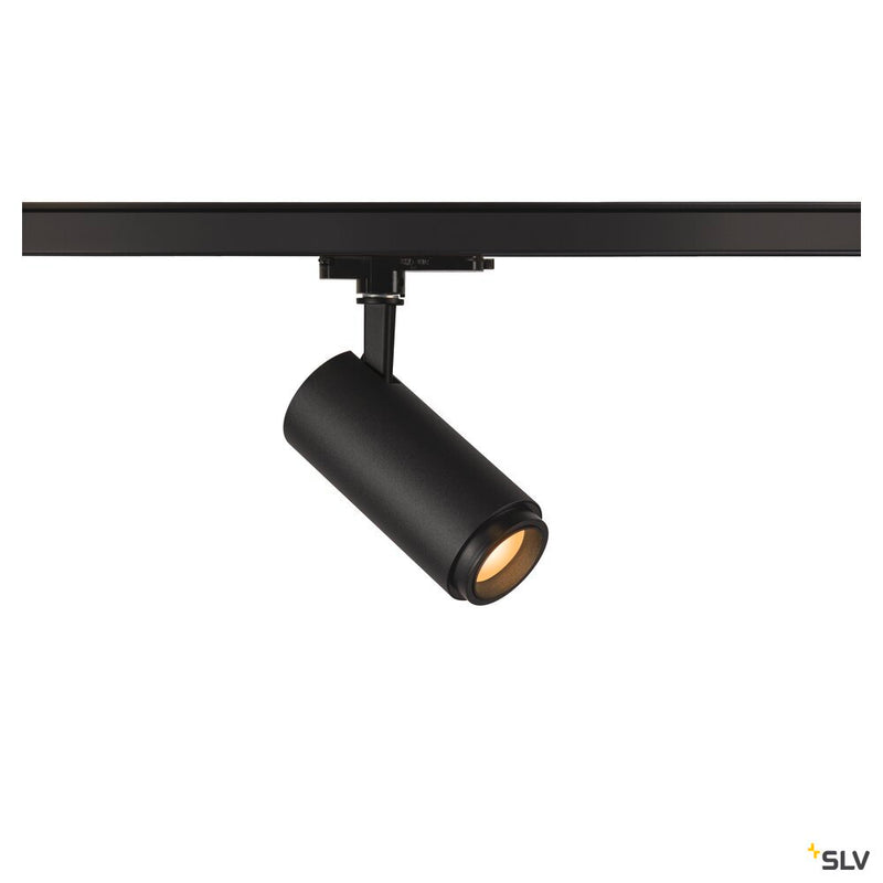 SLV 1006114 NUMINOS® ZOOM M DALI, black 3-phase spot, 20 W 2700 K 15-60°