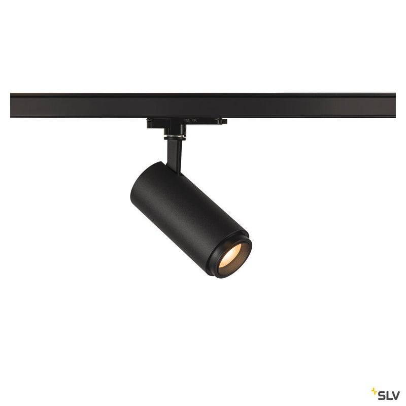 SLV 1006116 NUMINOS® ZOOM M DALI, black 3-phase spot, 20 W 3000 K 15-60°