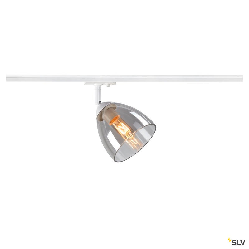 SLV 1006156 PARA CONE GL GU10, white / transparent 1-phase spot