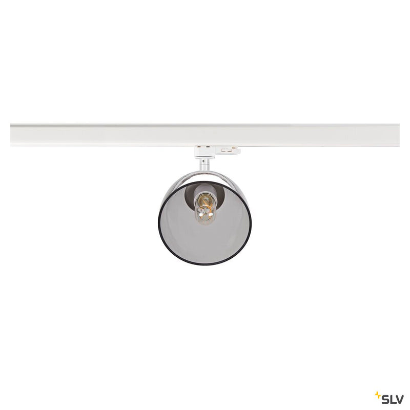 SLV 1006158 PARA CONE GL GU10, white / transparent 3-phase spot