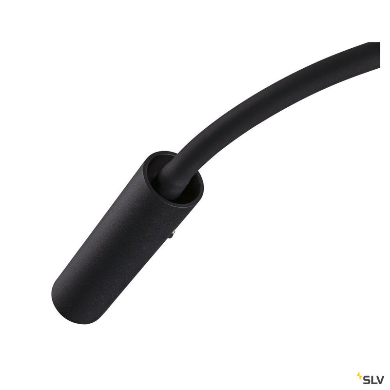 SLV 1006162 KARPO GOOSE, black wall-mounted light, 5.8 W 3000 K 40°