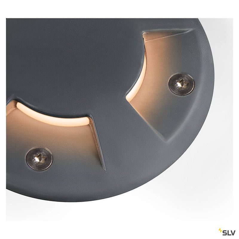 SLV 1006174 SMALL PLOT, anthracite 2-slot cover