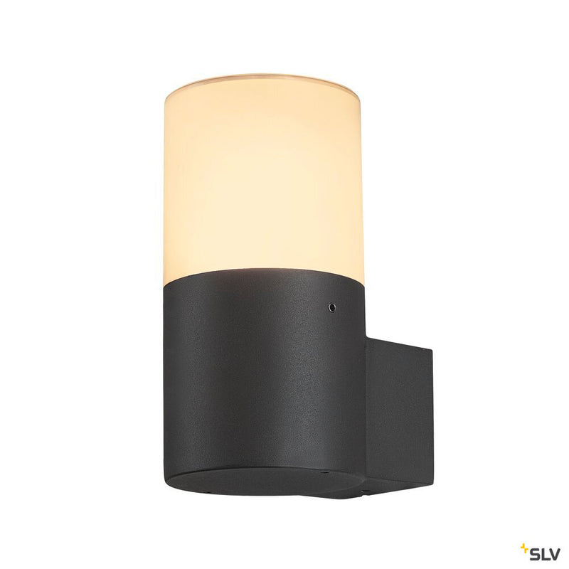 SLV 1006178 GRAFIT E27 round, anthracite wall-mounted light