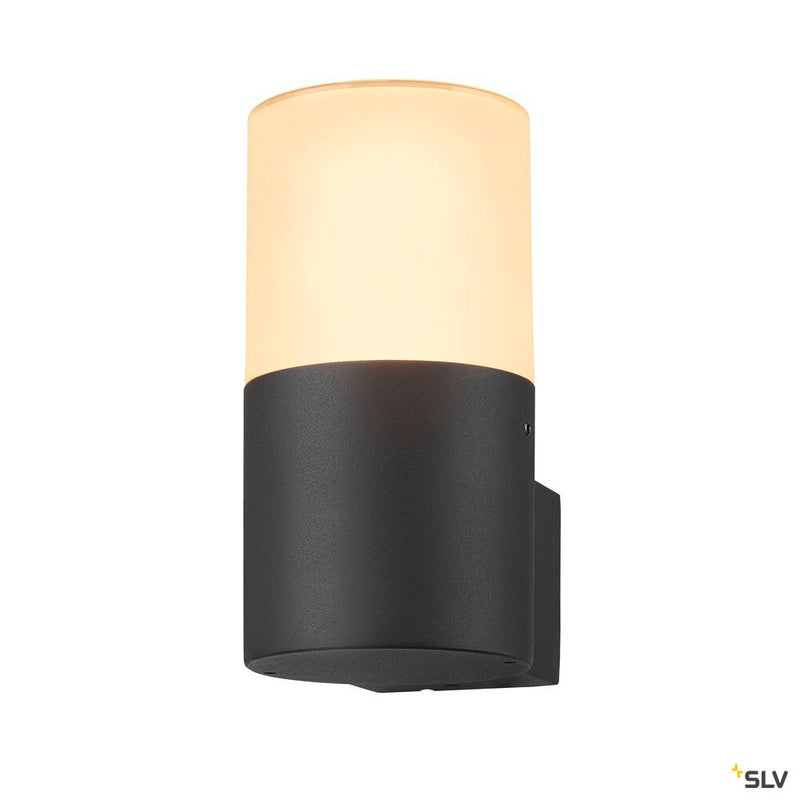 SLV 1006178 GRAFIT E27 round, anthracite wall-mounted light