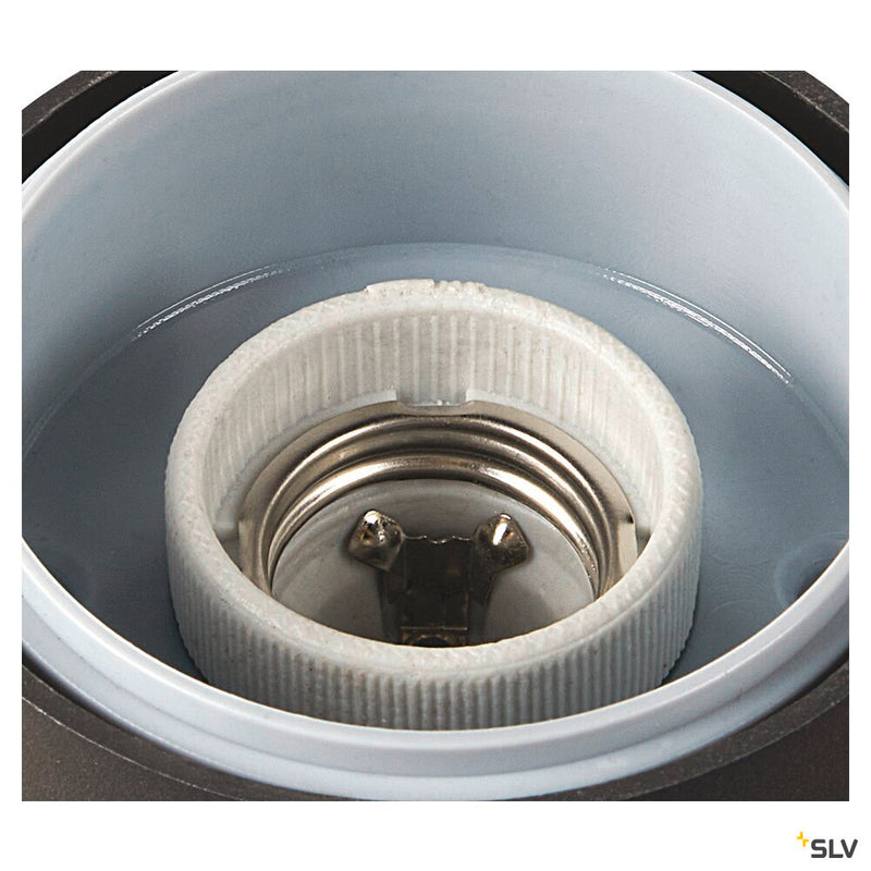 SLV 1006178 GRAFIT E27 round, anthracite wall-mounted light