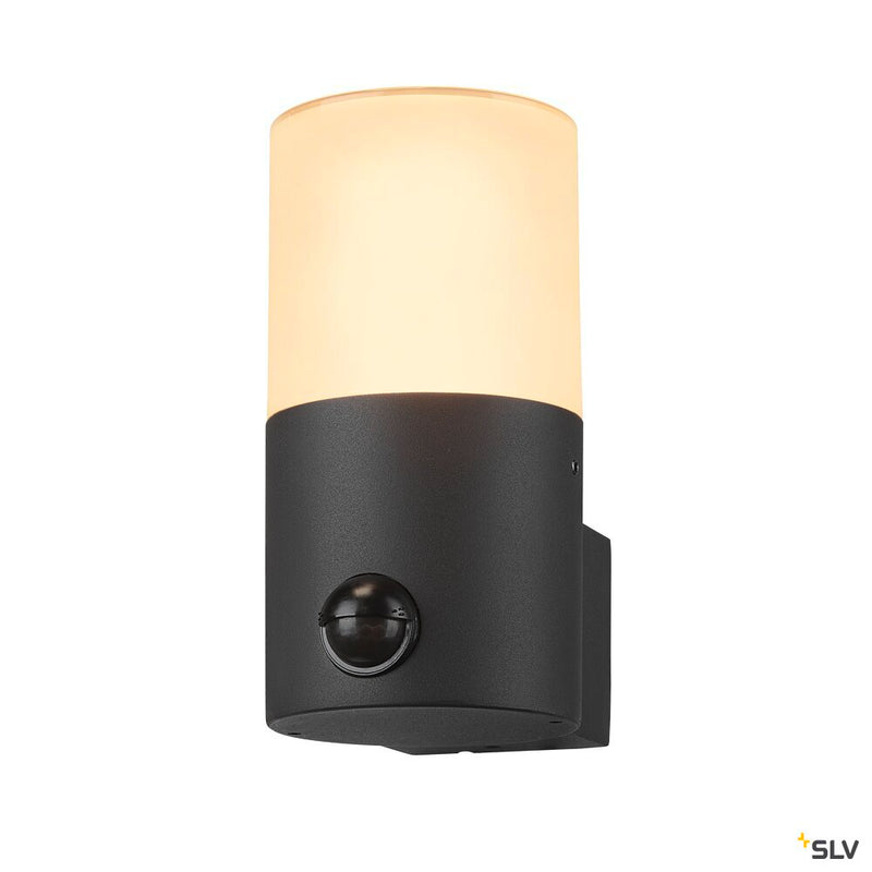 SLV 1006179 GRAFIT E27 round Sensor, anthracite wall-mounted light