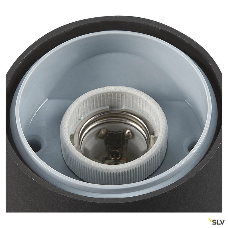SLV 1006180 GRAFIT E27 30 Pole round, anthracite free-standing lamp