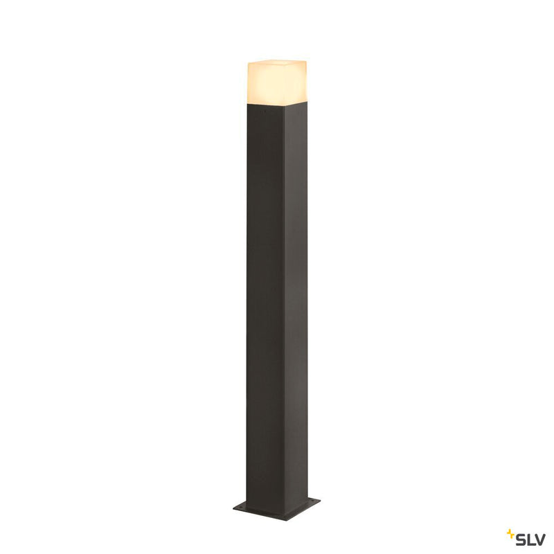 SLV 1006184 GRAFIT E27 90 Pole square, anthracite free-standing lamp
