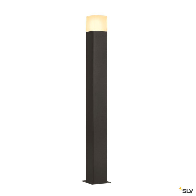 SLV 1006184 GRAFIT E27 90 Pole square, anthracite free-standing lamp
