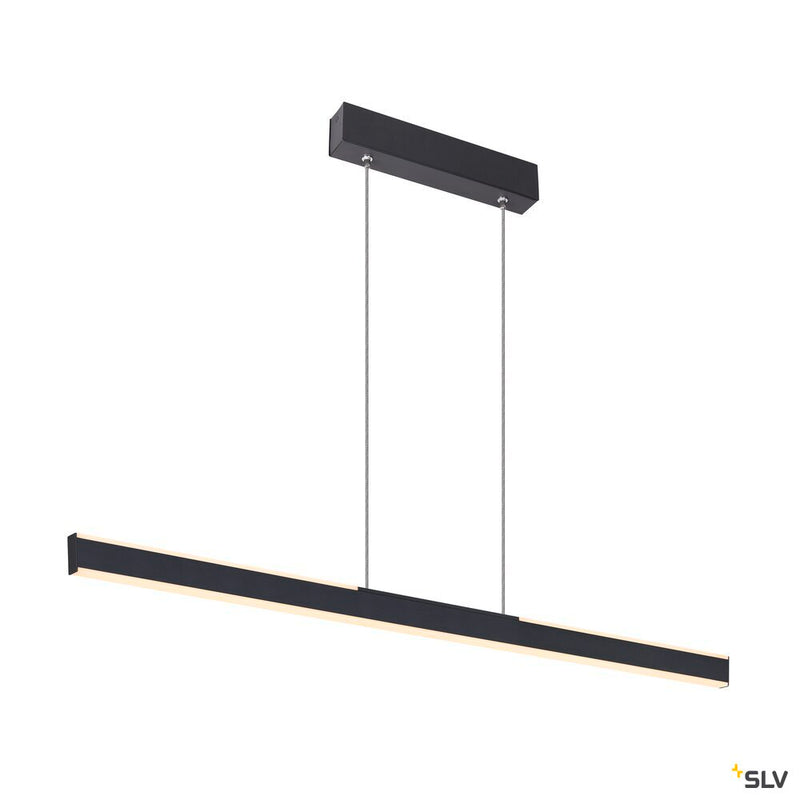 SLV 1006185 ONE LINEAR 100 PHASE up/down, black pendant light, 24 W 2700/3000 K