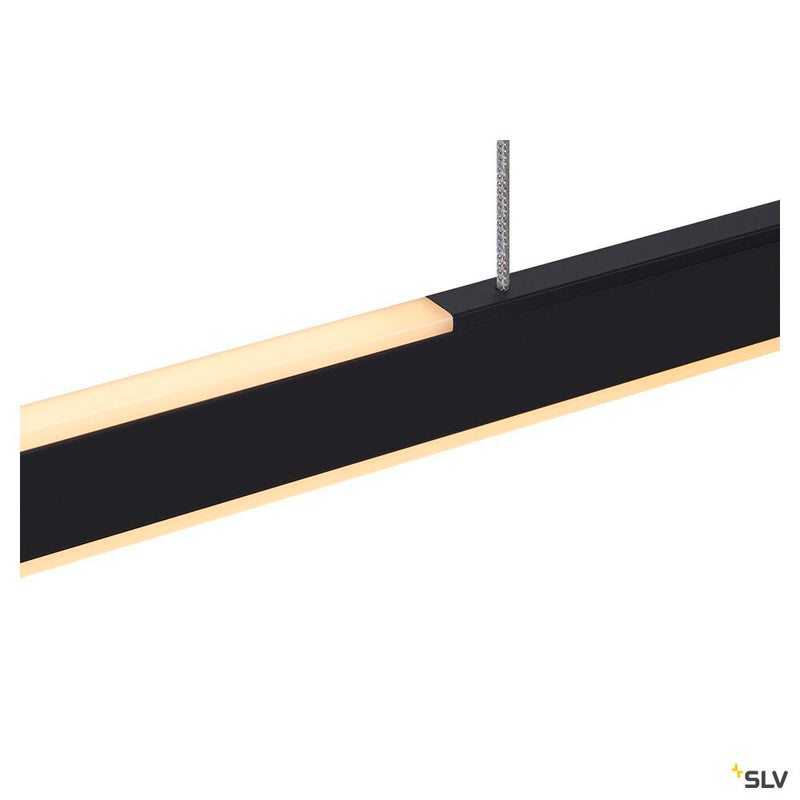 SLV 1006185 ONE LINEAR 100 PHASE up/down, black pendant light, 24 W 2700/3000 K