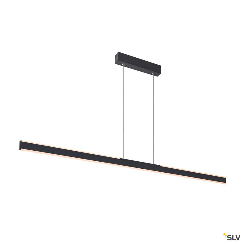 SLV 1006188 ONE LINEAR 140 PHASE up/down, black pendant light, 35 W 2700/3000 K