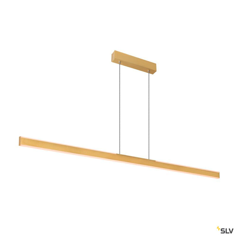 SLV 1006190 ONE LINEAR 140 PHASE up/down, brass pendant light, 35 W 2700/3000 K
