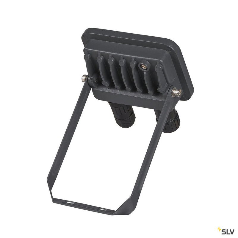 SLV 1006191 FLOODI S, anthracite / transparent wall and ceiling-mounted light, 9.3 W 3000 K 100°