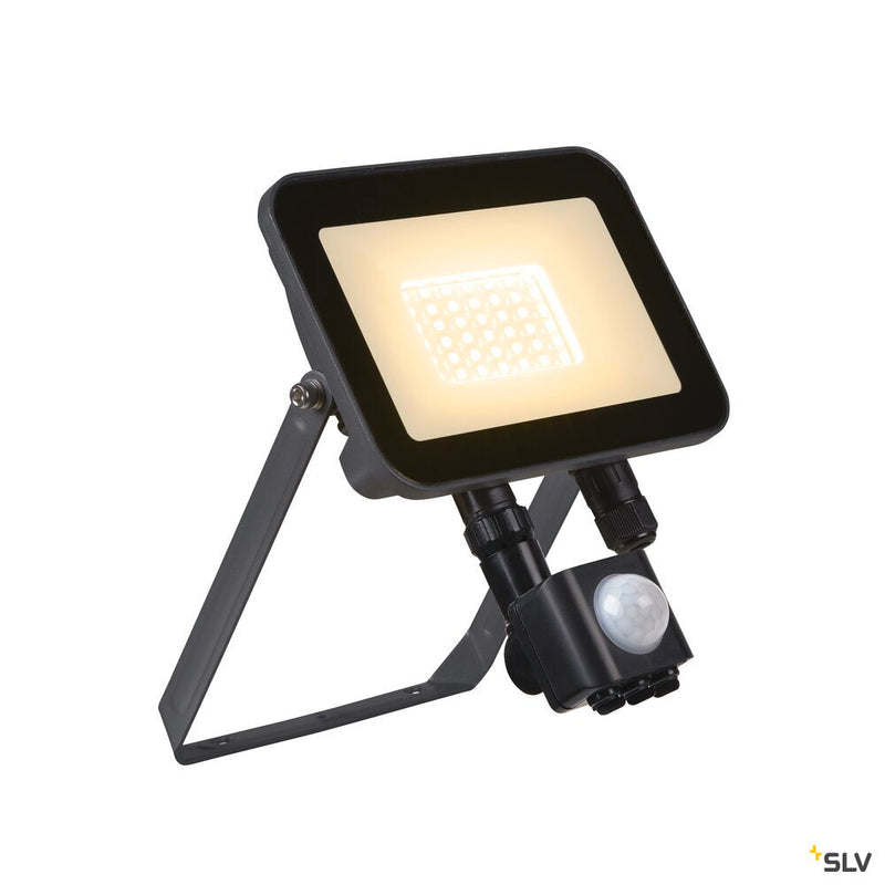 SLV 1006192 FLOODI M, anthracite / transparent wall and ceiling-mounted light, 30 W 3000 K 100°