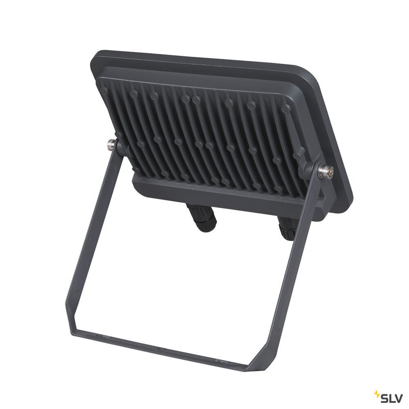 SLV 1006193 FLOODI L, anthracite / transparent wall and ceiling-mounted light, 48 W 3000 K 100°