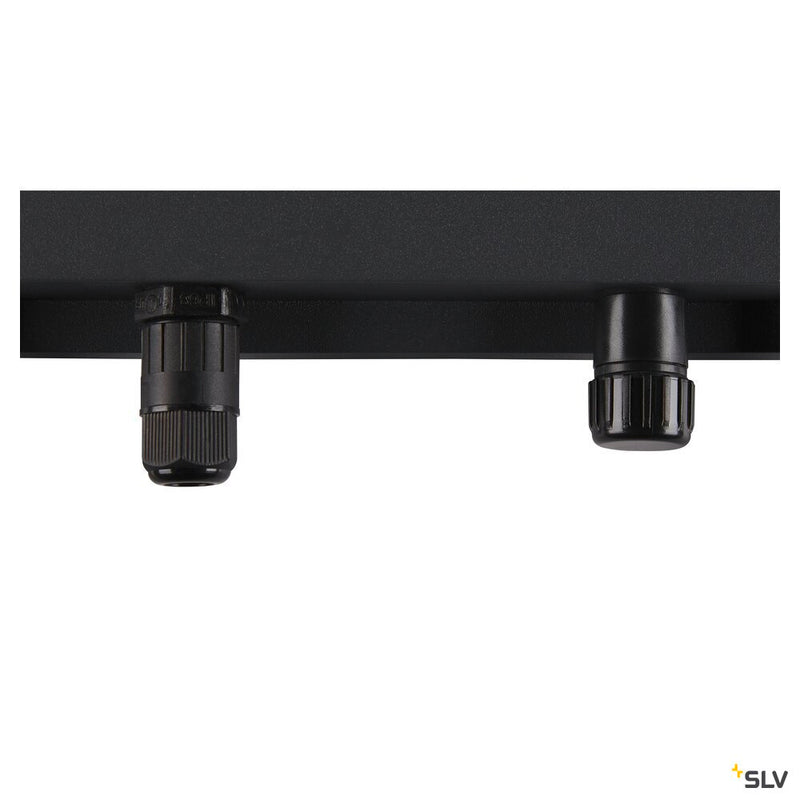 SLV 1006193 FLOODI L, anthracite / transparent wall and ceiling-mounted light, 48 W 3000 K 100°