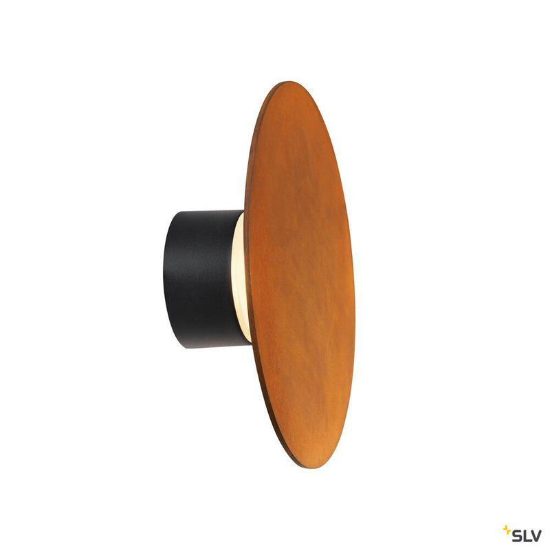 SLV 1006319 MANA BASE WL PHASE, Wall-mounted light anthracite round 15 W 800/820 lm 2700/3000 K CRI 90 Dimmable
